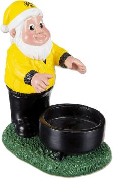 Borussia Dortmund BVB Weihnachtszwerg mit Teelichthalter 11 cm Polyresin